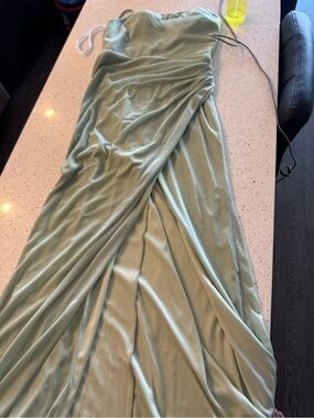 Dresses | Green Atonement Long Evening Dress Size Us 4 | Poshmark